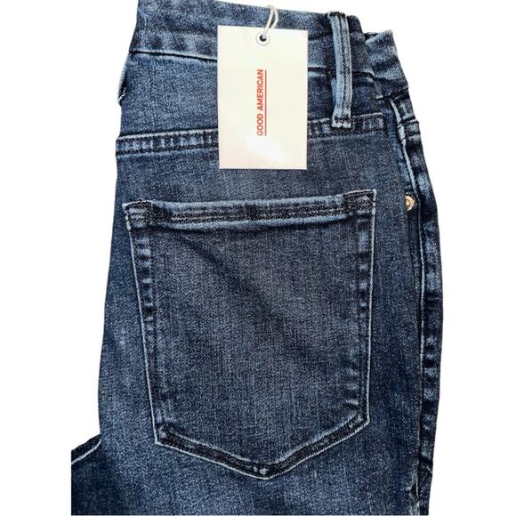 NWT Good American Good Legs Skinny Jeans w/ Raw Chewed Hem Size 2/26 Retail $99 - Picture 7 of 8